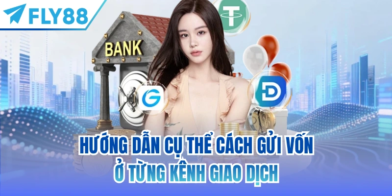 Hướng dẫn cụ thể cách gửi vốn ở từng kênh giao dịch